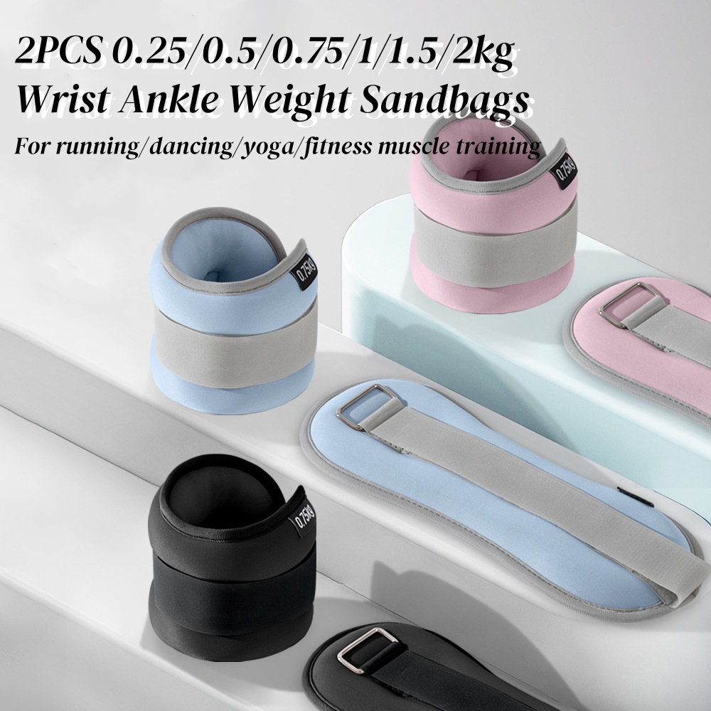Yoga Sandbag Weight - 2 adet 0.25/0.5/0.75/1/2 kg Bilek Ayak