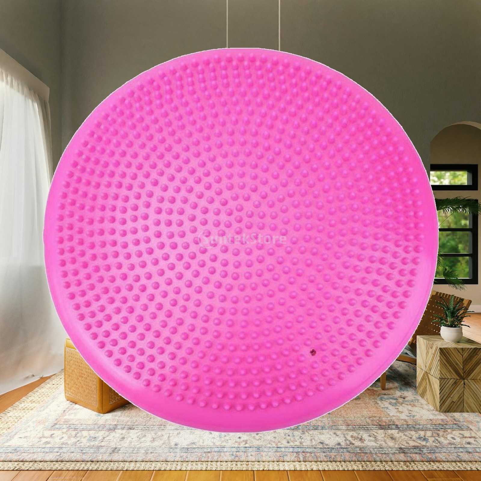 Exercise Disc Inflatable - Denge Eğitimi için Yoga Sallanma Minderi,