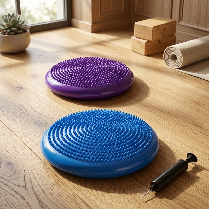 Exercise Disc Inflatable - Şişirilebilir Denge Pedi Yoga Masaj Minderi