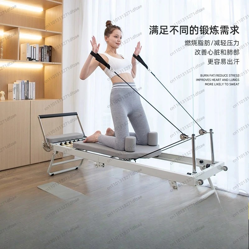 Pilates Yoga For Weight Loss - Evde Fitness Pilates Reformer Ekipmanı, Büyük