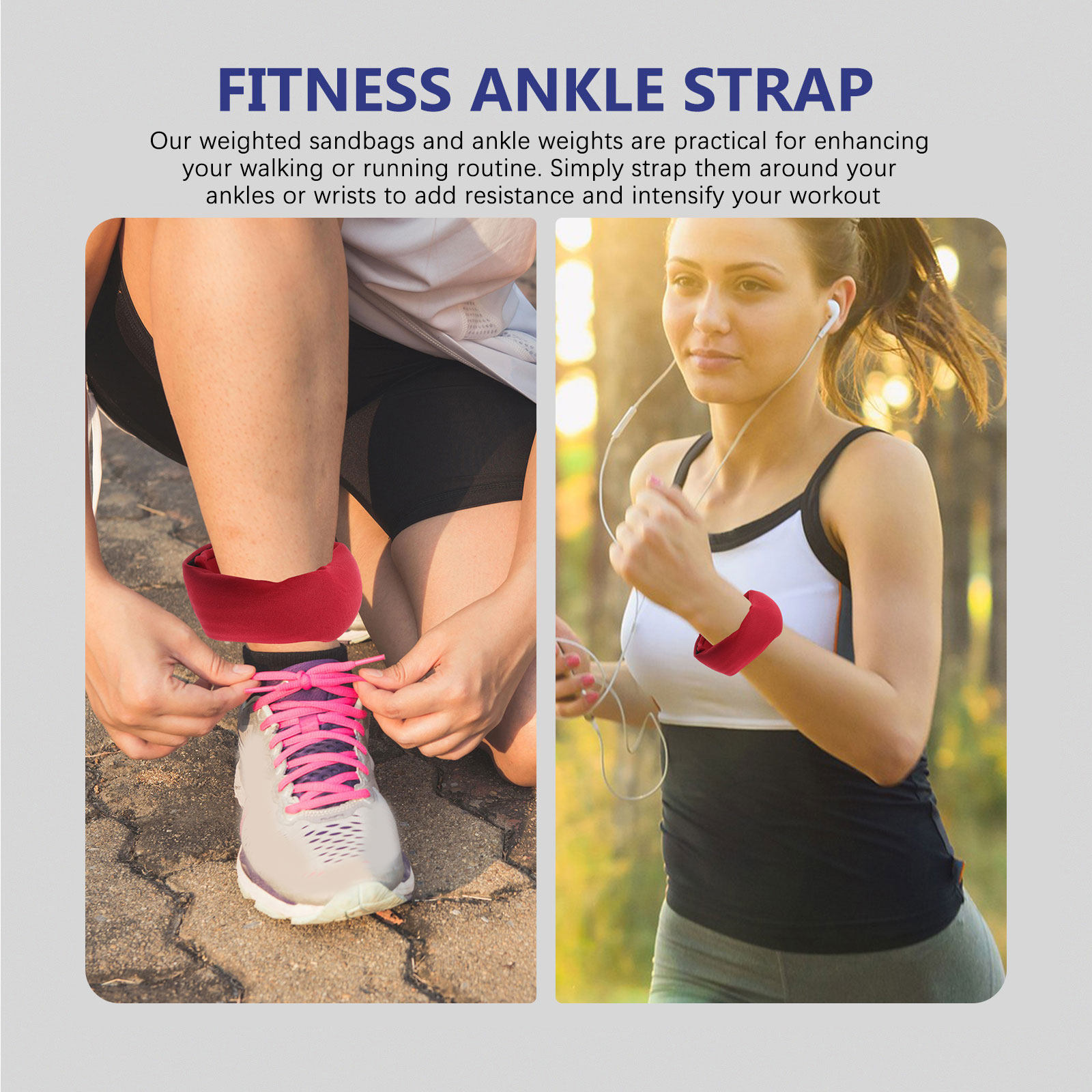 Yoga Sandbag Weight - Kadın ve Erkekler İçin Ayarlanabilir Ayak